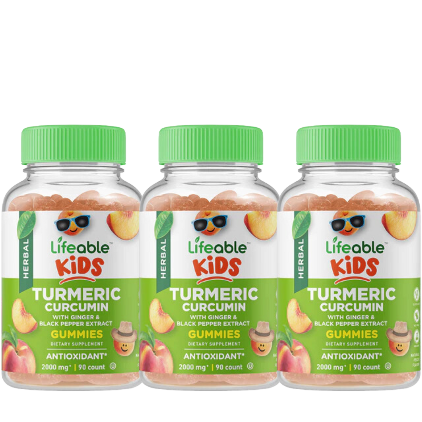 Turmeric Curcumin with Ginger Gummies for Kids