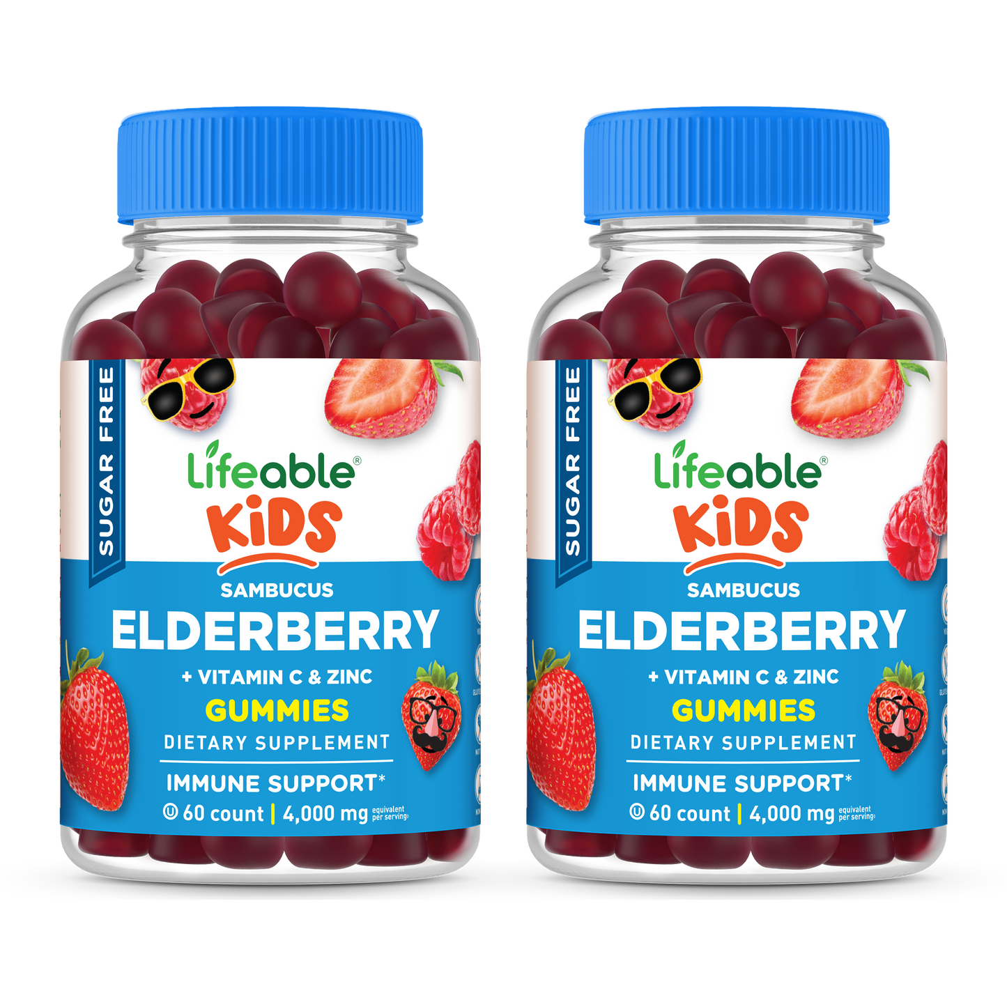 Sugar Free Elderberry Gummies for Kids