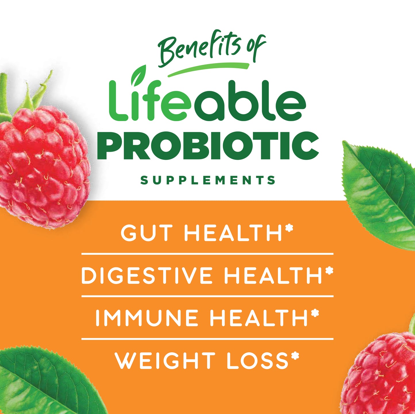 Lifeable Sugar Free Probiotics with Prebiotics Fiber Gummies for Adults, Man, Women – 90 Gummies
