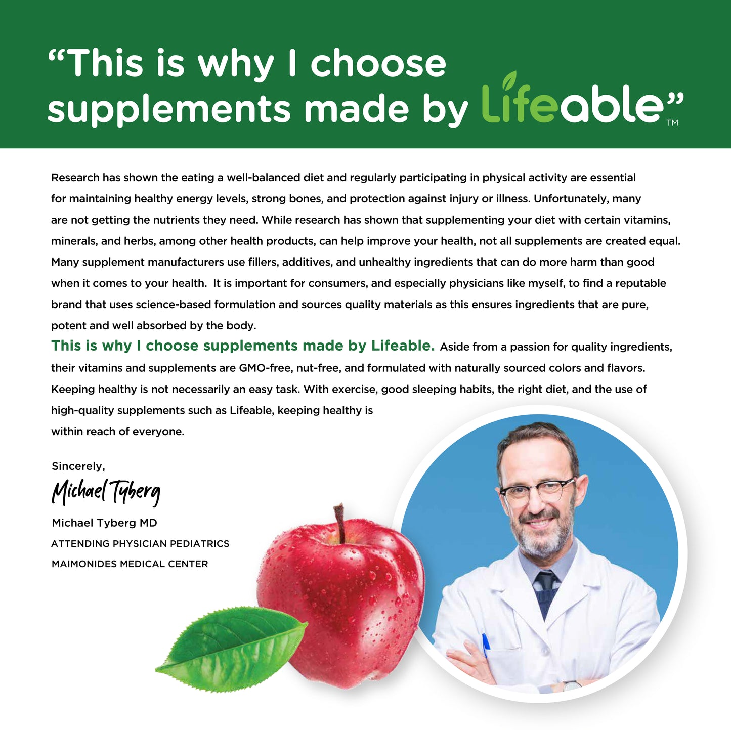 Lifeable Sugar Free Probiotics with Prebiotics Fiber for Kids 90 Gummies