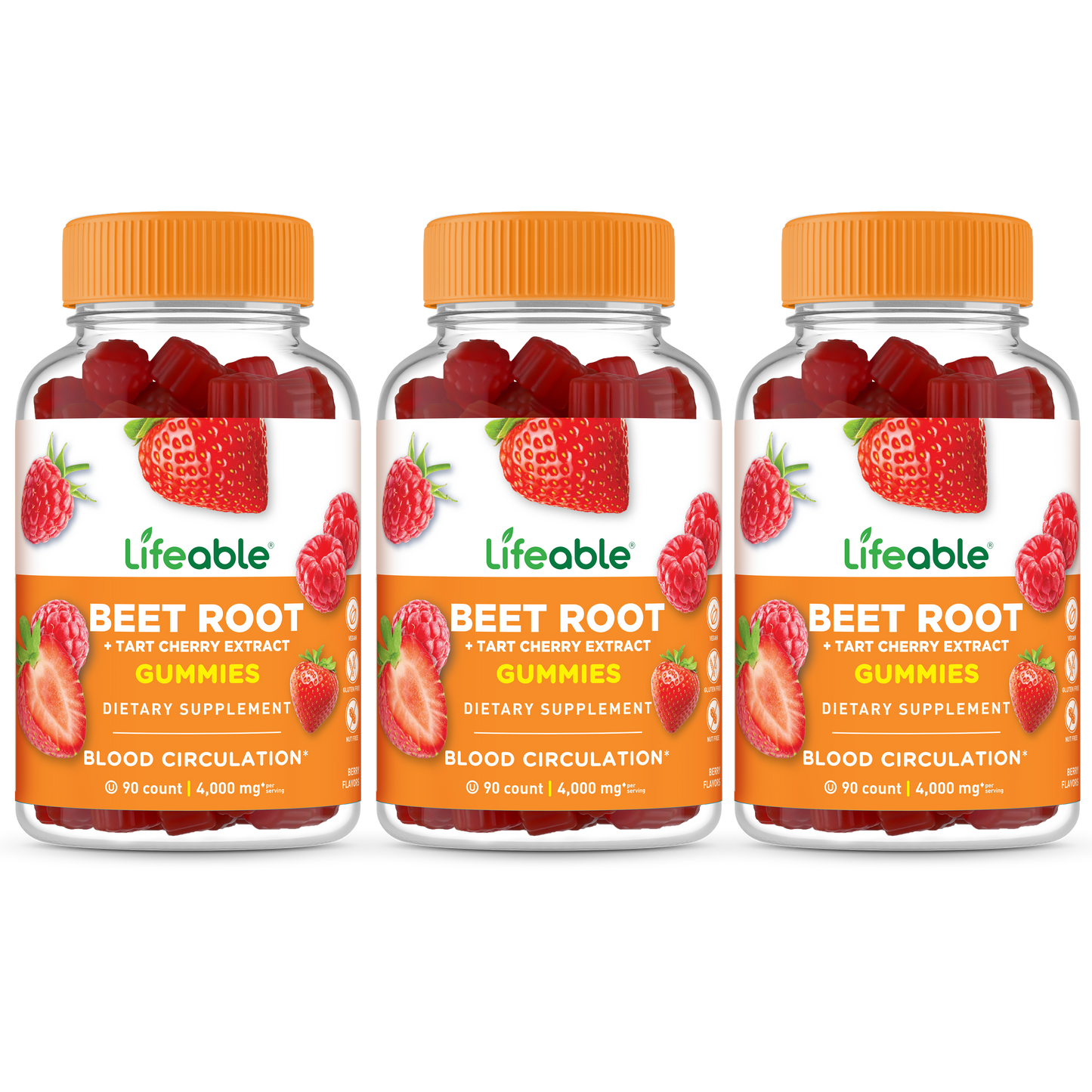 Beetroot with Tart Cherry Extract Gummies