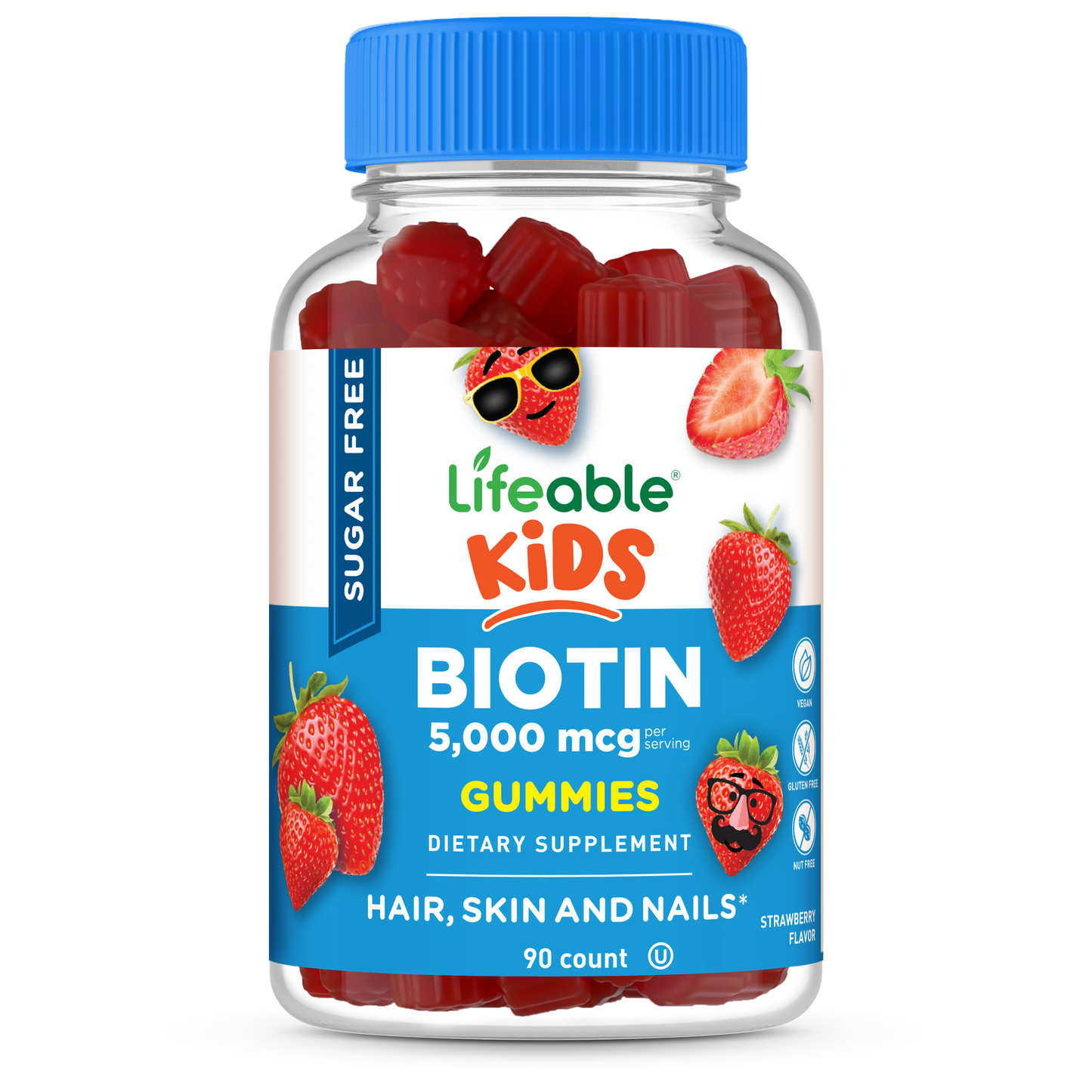 Sugar Free Biotin Gummies for Kids