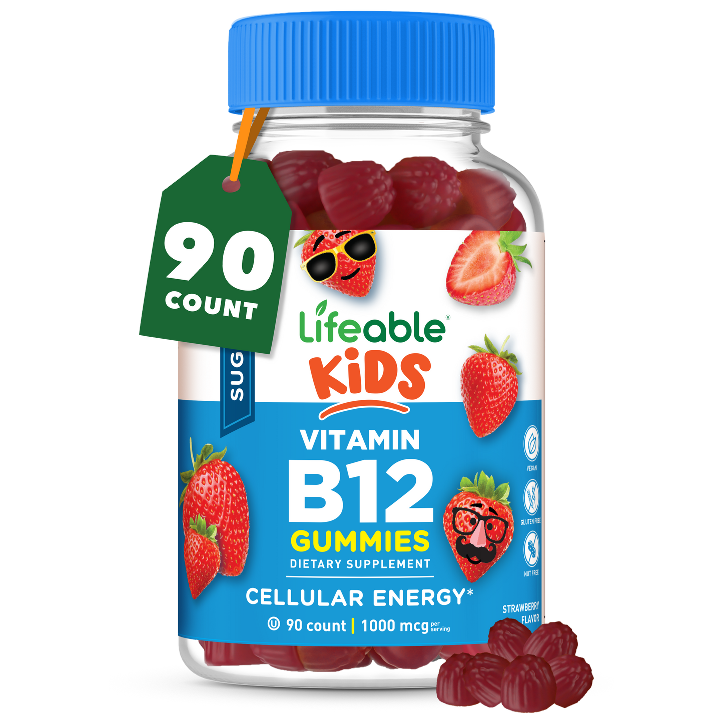Sugar Free Vitamin B12 Gummies for Kids