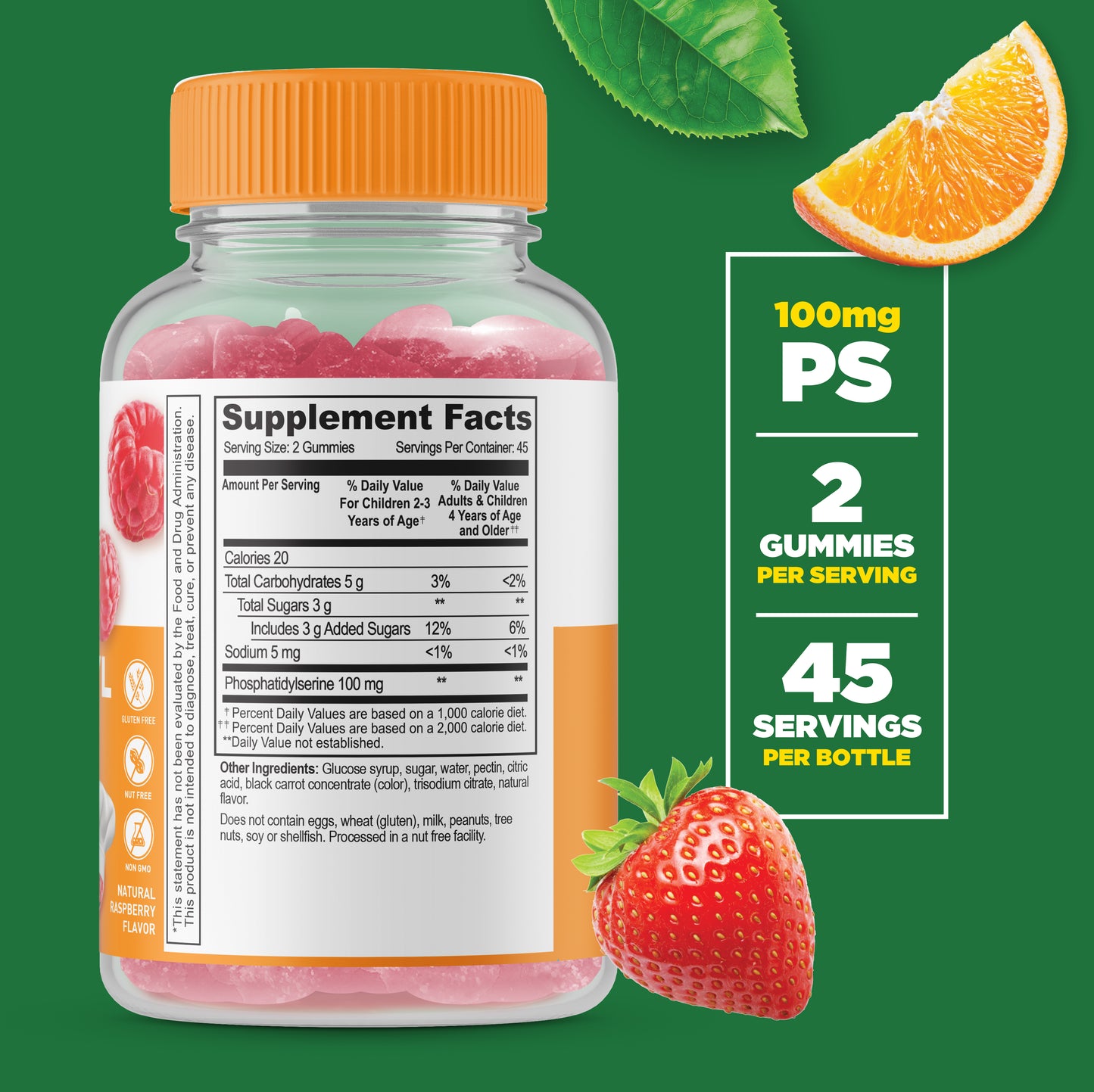 Phosphatidylserine (PS) Gummies for Kids