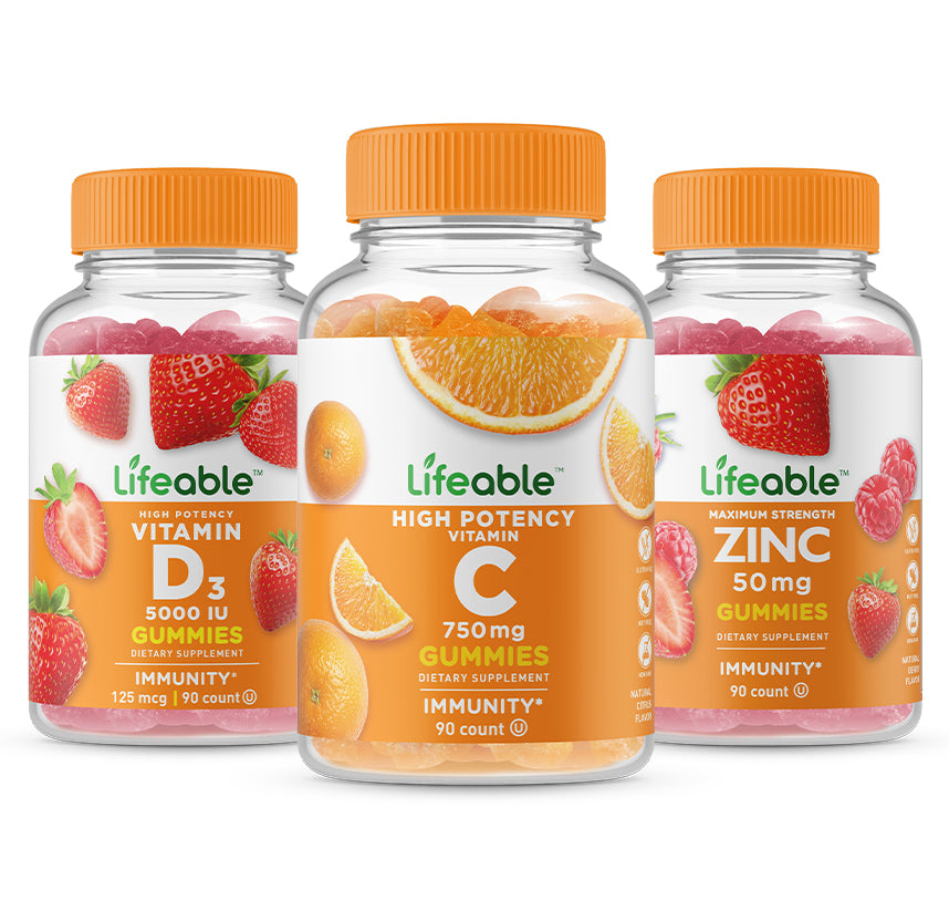 Immunity Gummy Vitamin Bundle for Adults