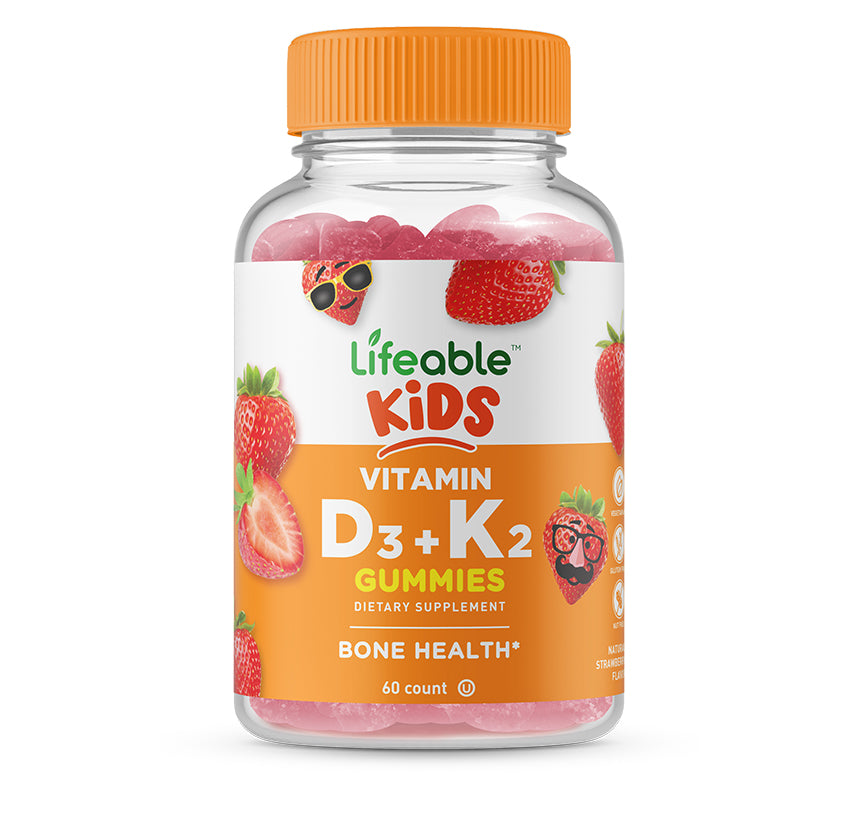 Vitamin D and Vitamin K Gummies for Kids Lifeable