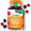 Pre Post Probiotic Gummies for Men, 10 Billion 13 Strains, 90ct