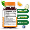 Pre Post Probiotic Gummies for Men, 10 Billion 13 Strains, 90ct
