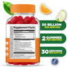 Pre Post Probiotic Gummies for Women, 50 Billion 13 Strains, 60ct