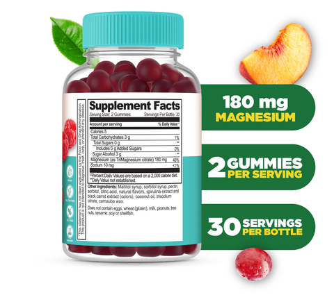 Sugar Free Magnesium Citrate Gummies