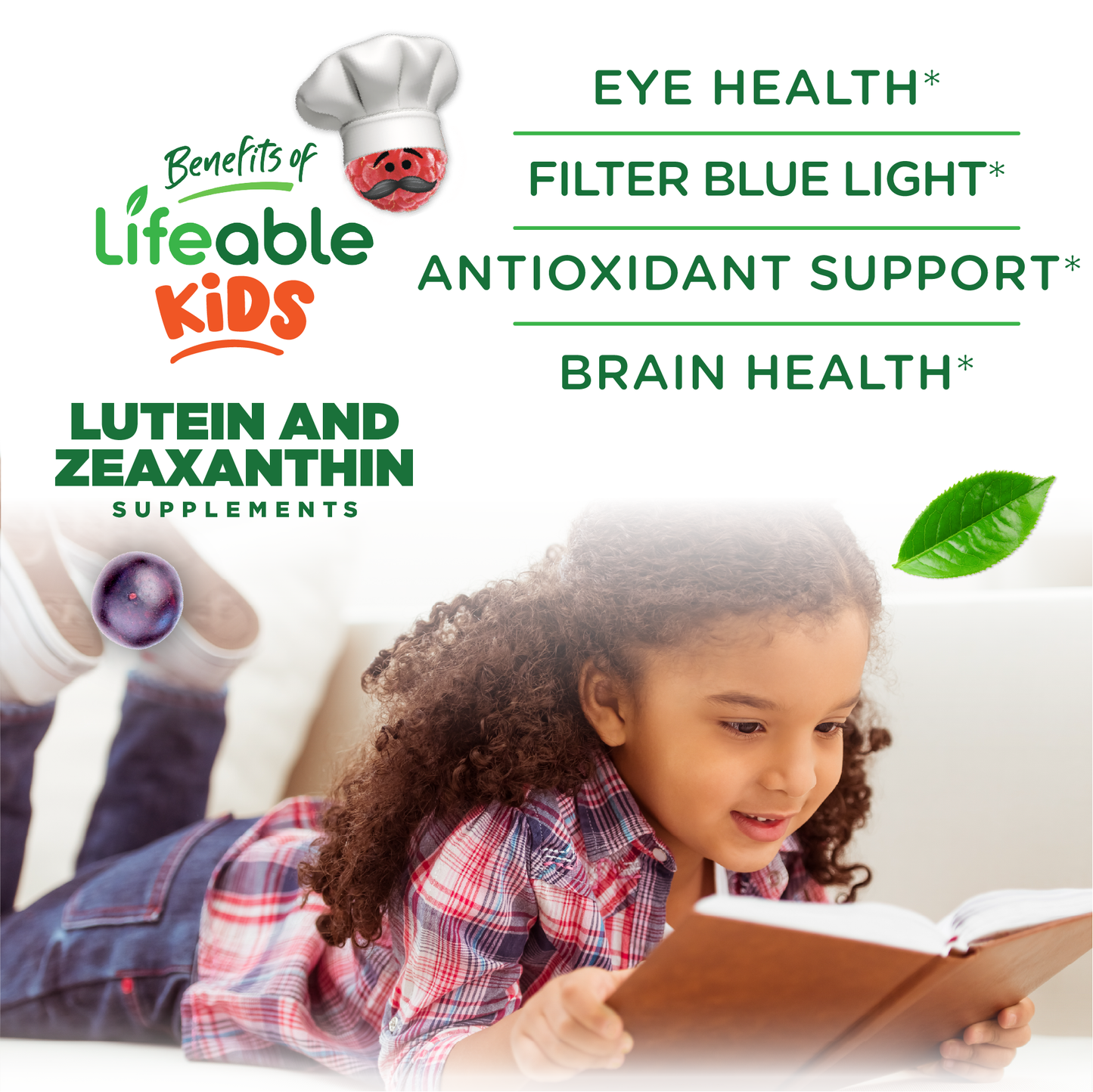 Lutein and Zeaxanthin Gummies for Kids