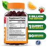 Lifeable Kids Pre Post Probiotic Gummies, 5 Billion 13 Strains, 90ct