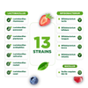 Pre Post Probiotic Gummies for Women, 50 Billion 13 Strains, 60ct