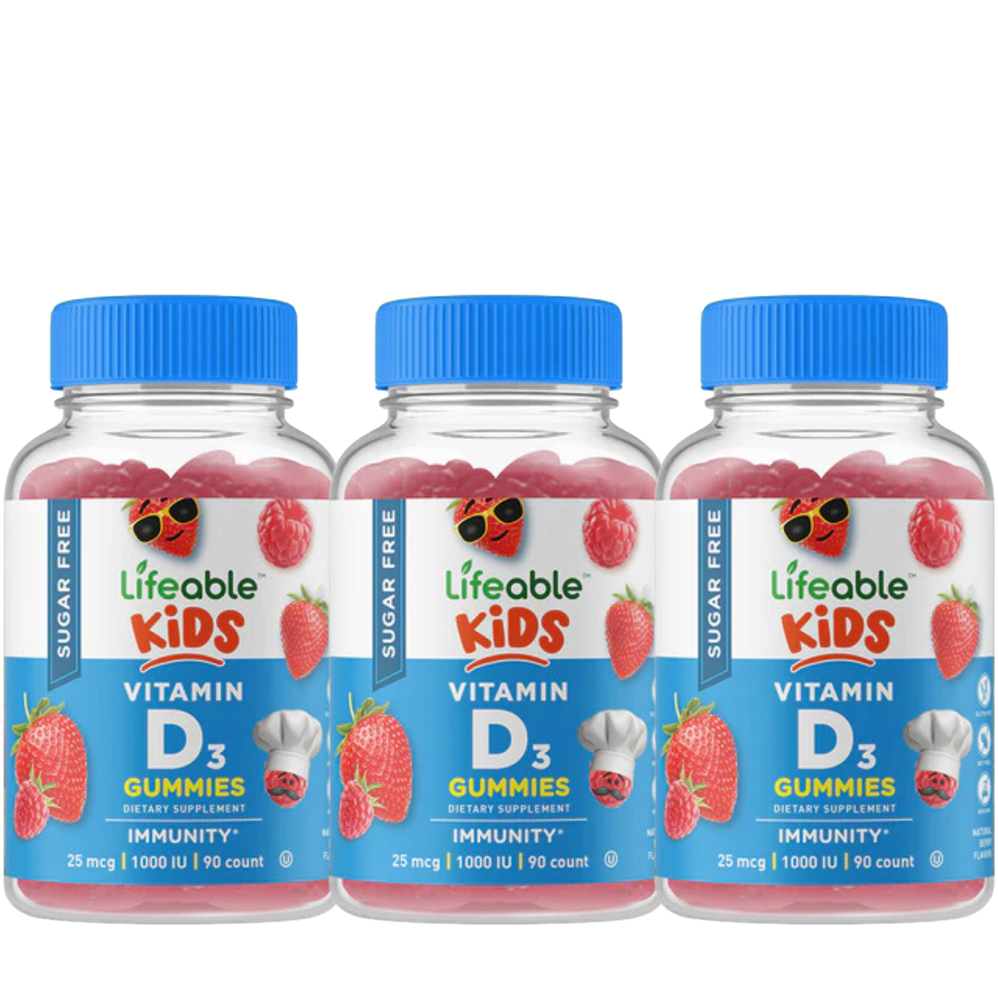 Sugar Free Vitamin D Gummies for Kids