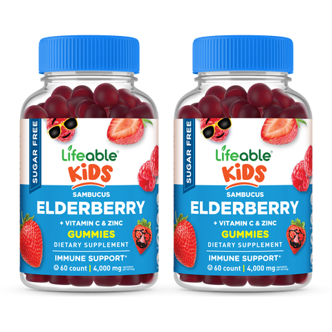 Sugar Free Elderberry Gummies for Kids