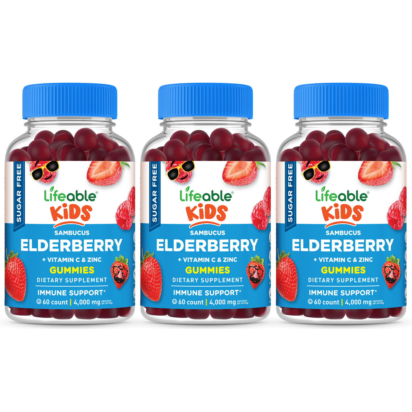 Sugar Free Elderberry Gummies for Kids