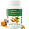 Turmeric Curcumin Supplement 1500mg with Black Pepper, 60 Count