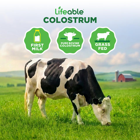 Bovine Colostrum Powder, 2000mg, 30% IgG, Unflavored, 30 Servings