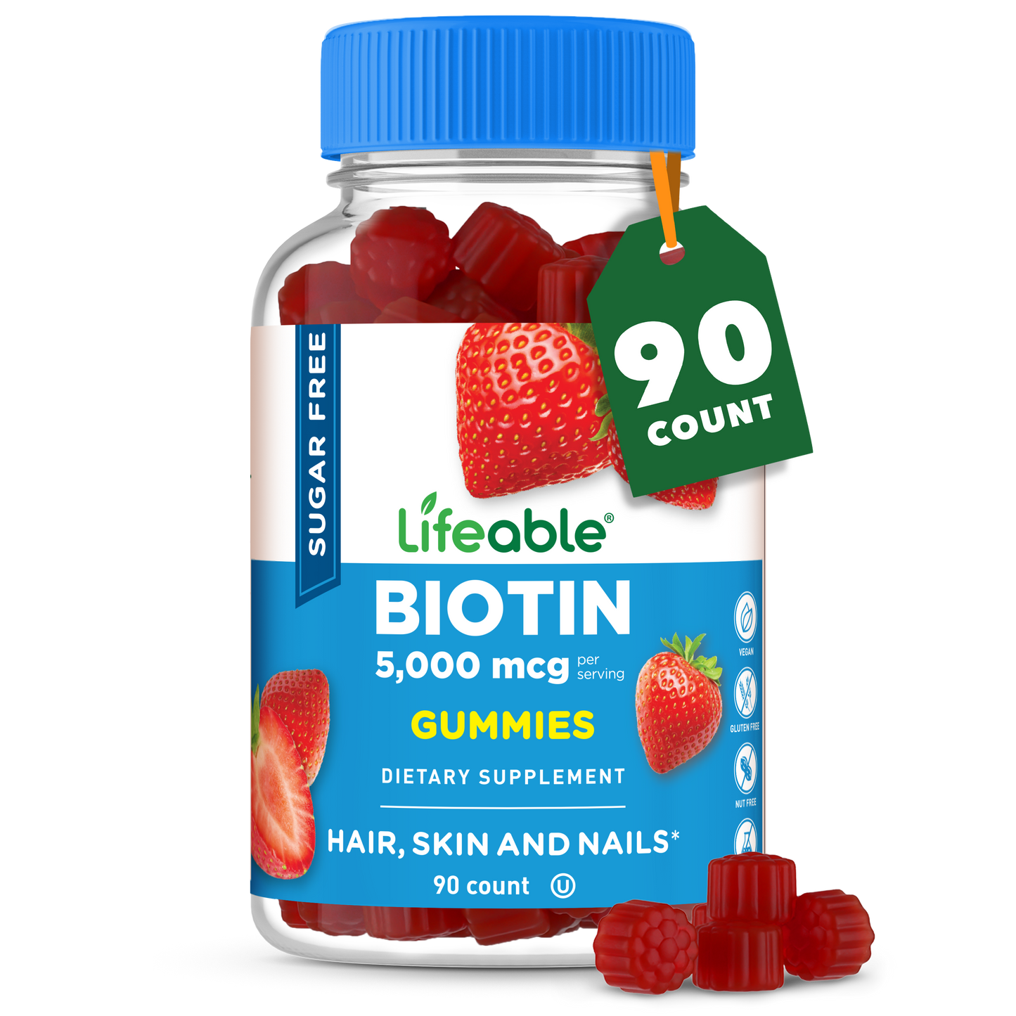 Sugar Free Biotin Gummies
