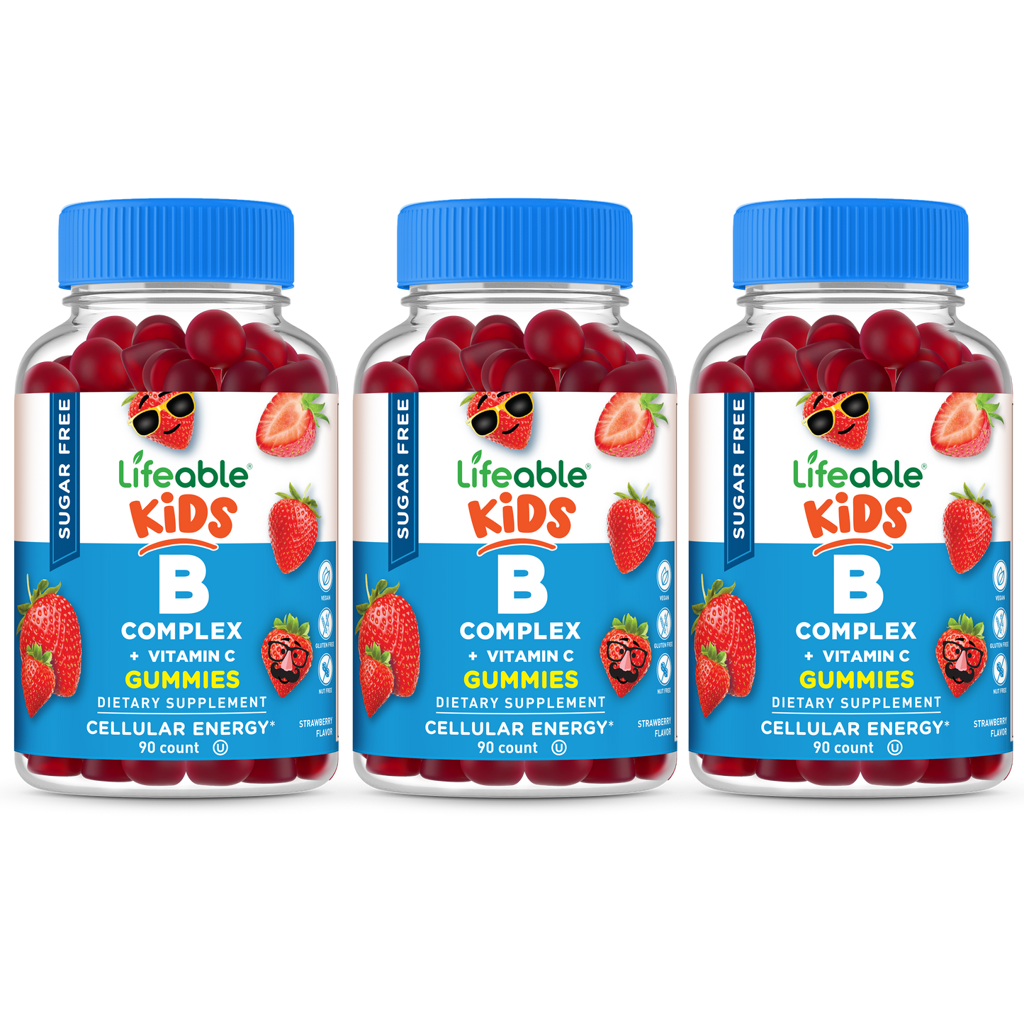 Sugar Free B Complex Gummies for Kids
