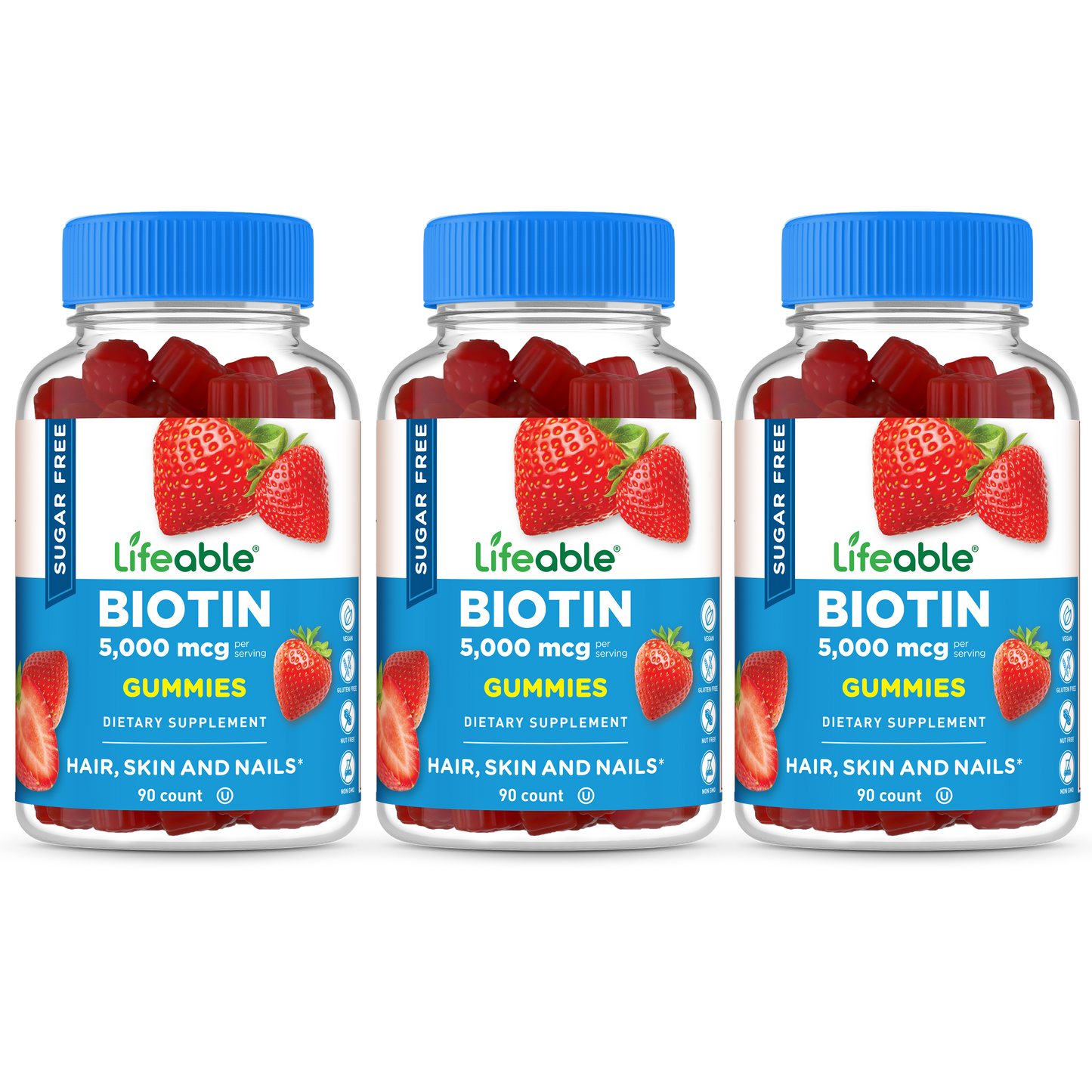 Sugar Free Biotin Gummies