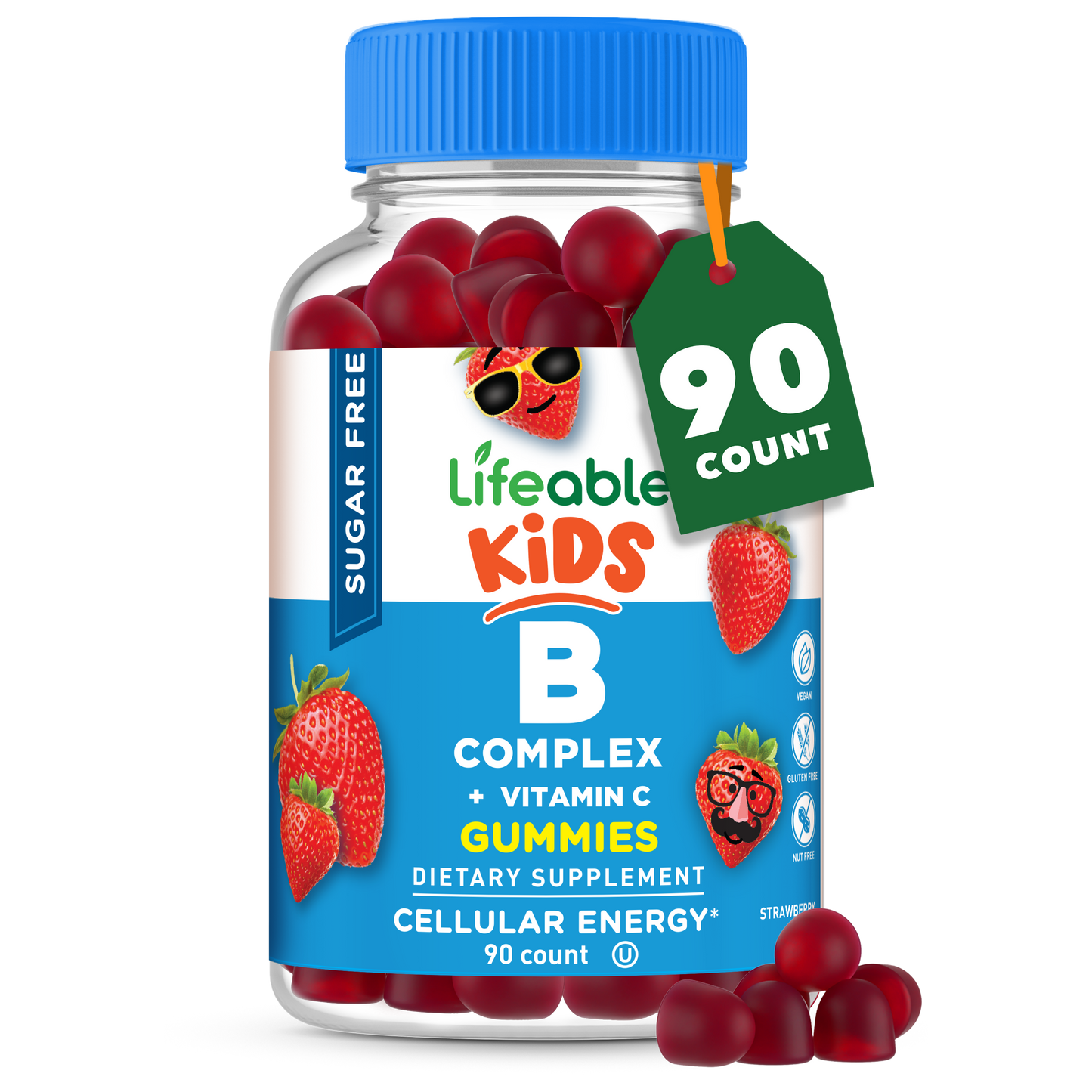 Sugar Free B Complex Gummies for Kids