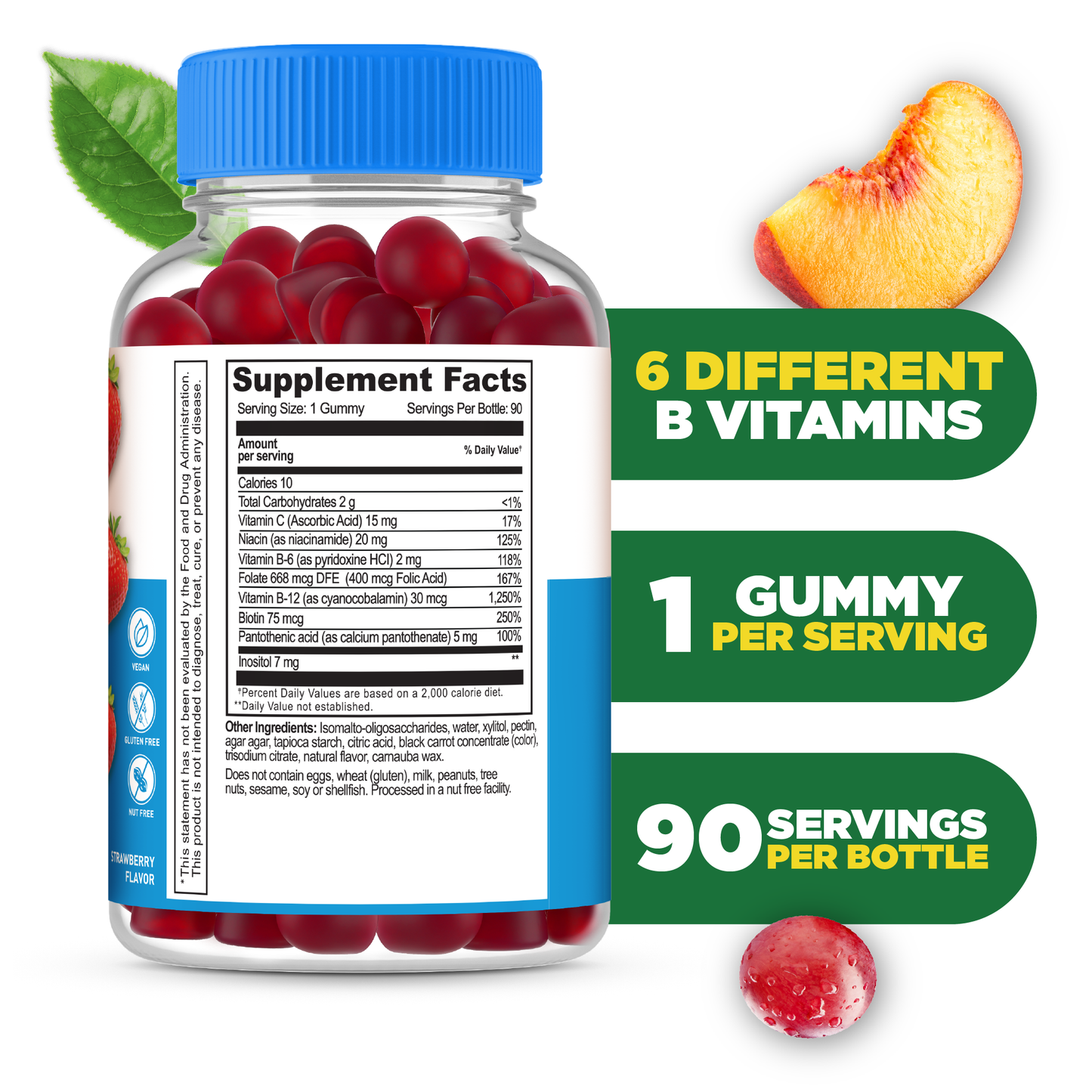 Sugar Free B Complex Gummies