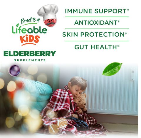 Sugar Free Elderberry Gummies for Kids