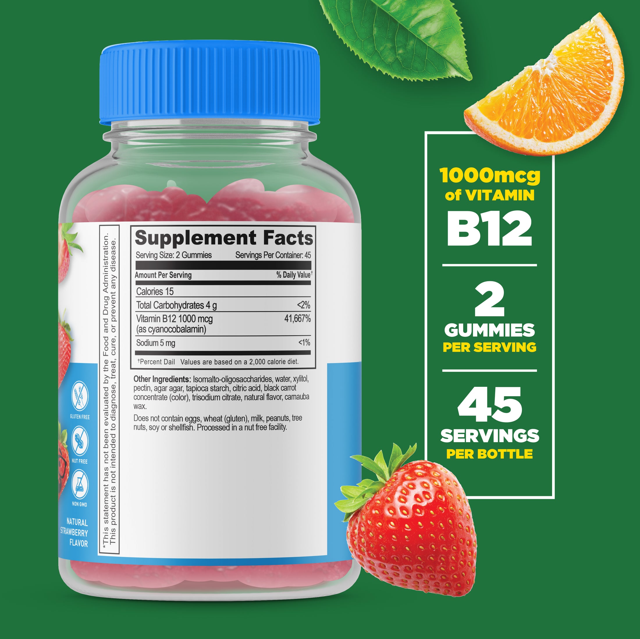 Sugar Free Vitamin B12 Gummies for Kids Lifeable