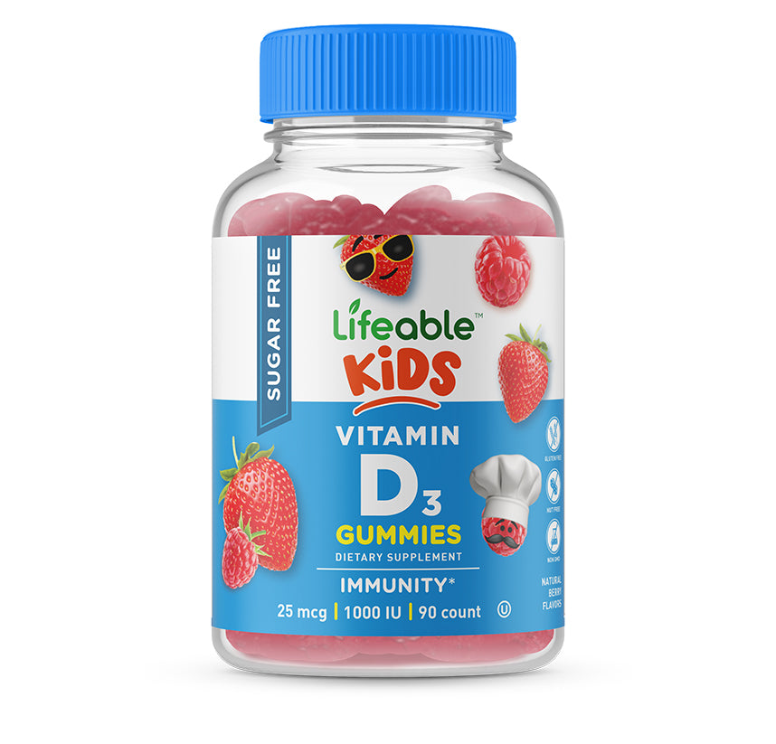 Sugar Free Vitamin D Gummies for Kids