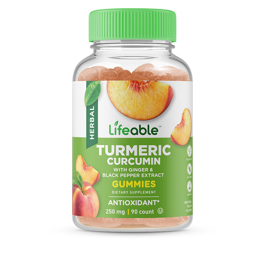 Turmeric Curcumin with Ginger Gummies Lifeable